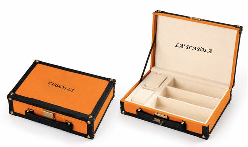 Luxuray Glasses & Watch Travel Case